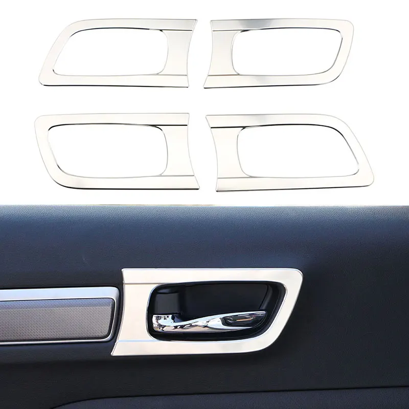 Car Door Handle Frame Trim for Renault Koleos 2016-2022 for Samsung QM6 2016-2022 4Pcs Decoration Cover Sticker Accessories