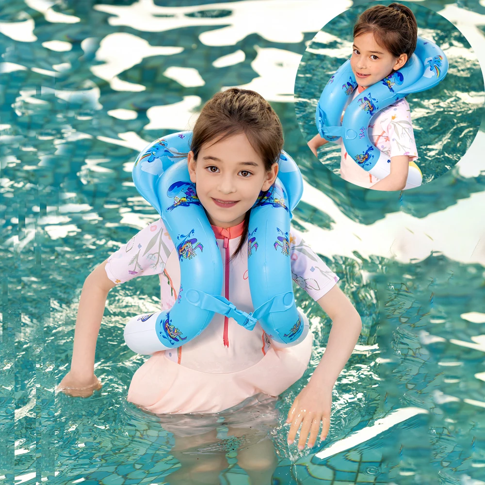 Inflatable Swimming Ring Child Swim Ring Vest Baby Swimming Circle Swim Pool Float Water Play Tube Pool Party Toy