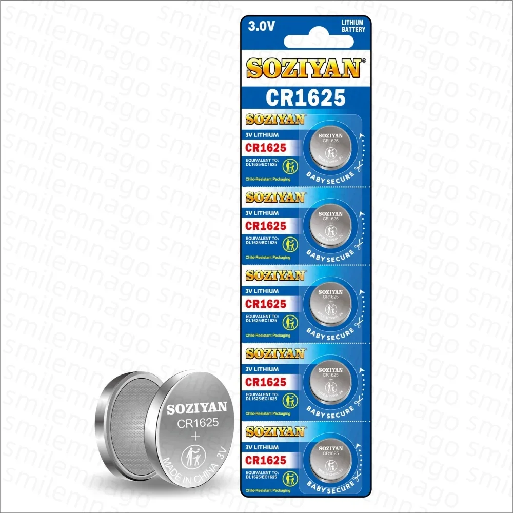 Lithium Button Battery DL1625 ECR1625 3V Coin Cell Battery for Watch Calculator GPCR1625 3V Lithium Coin Cell 2-50PCS