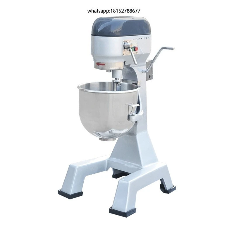 20L Mixer Egg Beater Cake Cream Flour Dough Multifunctional Wheat Milk New Belt Driven 3-Speed Adjustable Flour Mill