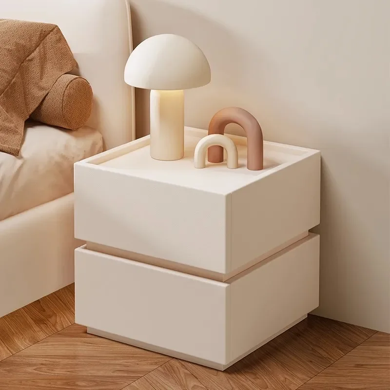 

Wood Cute Hotel Nightstands Trendy Space Saving Nordic Library Sofa Bedside Table Unique Salon Mesitas De Noche Home Furniture