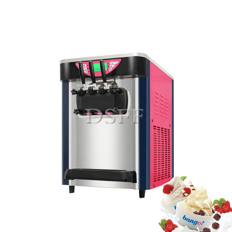 

Easy To Operate Soft Ice Cream Machine, Small Desktop Multi Flavor Popsicle Machine