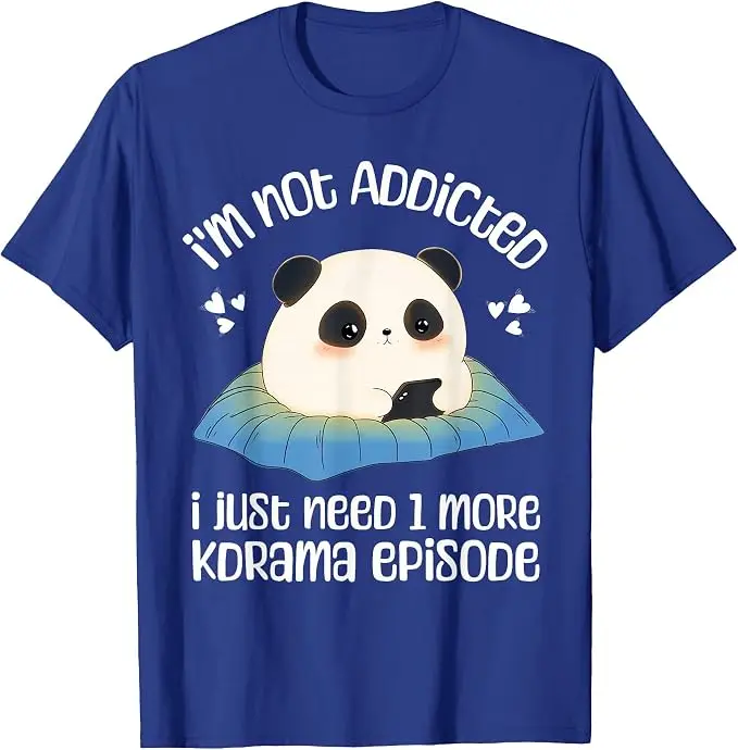 Niedliches Kdrama-Merch Panda Koreanisches Drama K-Drama-Merchandise T-Shirt Y2k Cartoon Panda Kpop Mode Spruch T-Shirt Persönlichkeits-T-Shirts – Detail 10