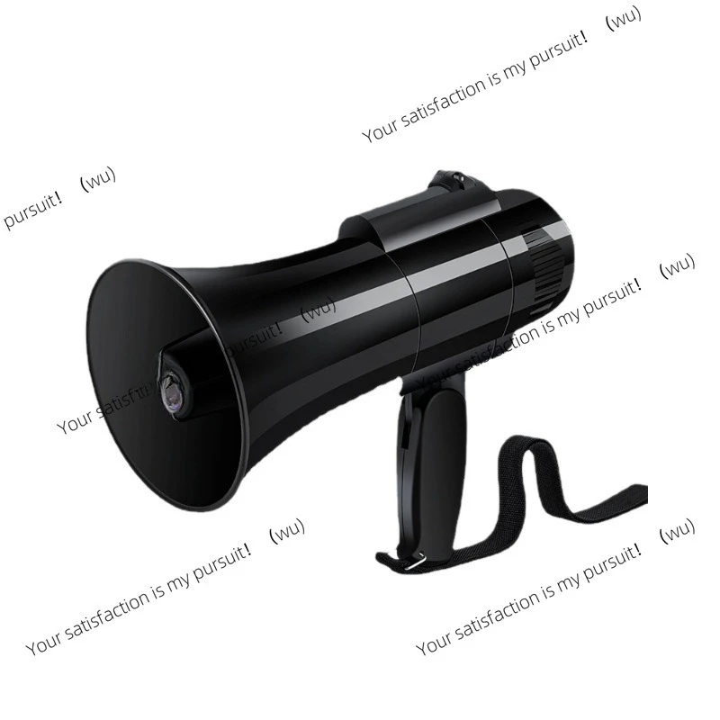 CR-59 Handheld Recording Shouter 15W Night Market Stall Speaker Shouting Loudspeaker Lithium Battery Charging