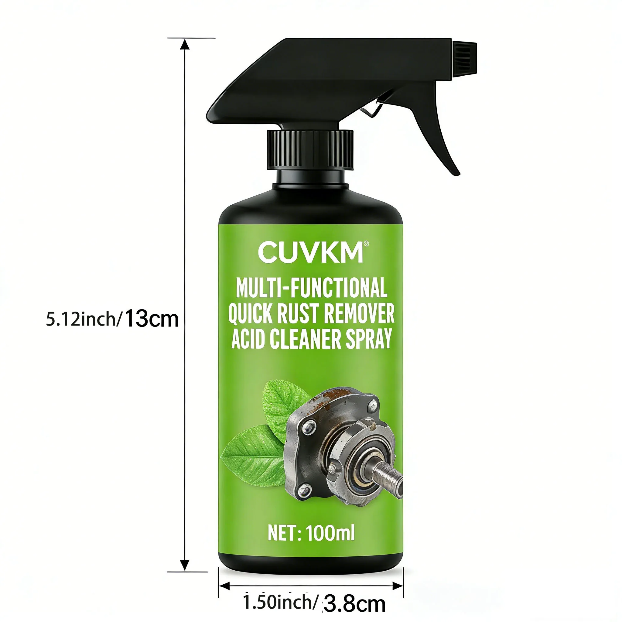 Multi-functional Quick Rust Remover Acid Cleaner Spray For Metal Surface