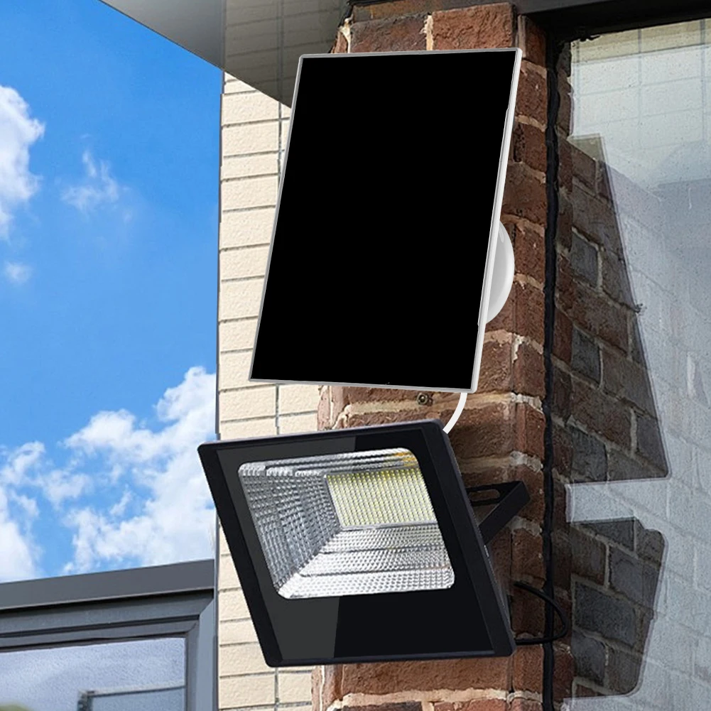 3W 6V Solar Panel Kit 360° Adjustable Wall Mount Solar Panel Charger 9.8Ft Charging Cable Solar Cells for Ring Eufy Blink Arlo