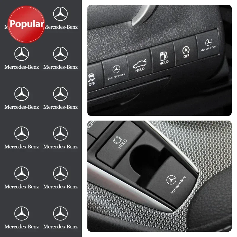 

# Наклейки для украшения интерьера автомобиля, значки, автостайлинг для Mercedes Benz Amg W204 W213 W205 W211 W212 W176 W205 W203, аксессуары