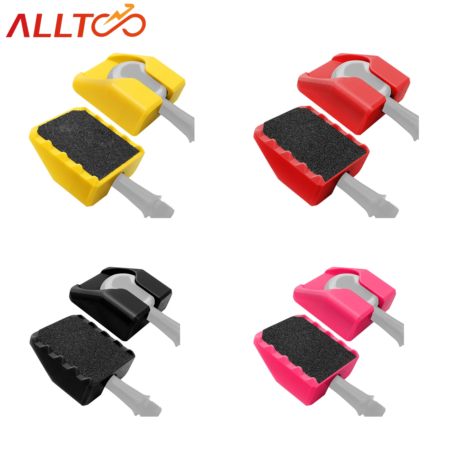 

ALLTOO Bike Part Cycling Pedals For WAHOO SpeedPlay Bicycle Flat Step Converter Self-locking To Ultralight Pedal Cover Non-slip