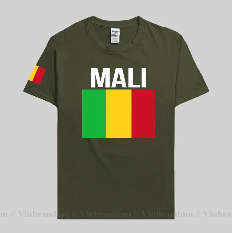 Republic of Mali men t shirt fashion 2021 jersey nation team 100% cotton t-shirt clothing tees country sporting flag MLI Malian