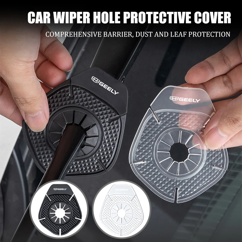 Car Windshield Wiper Hole Bottom Dustproof Protective Cover For Geely EX5 E5 L6 L7 EMI NO.1 Proton E.MAS 7 5 E8 Starry 8 Cityray