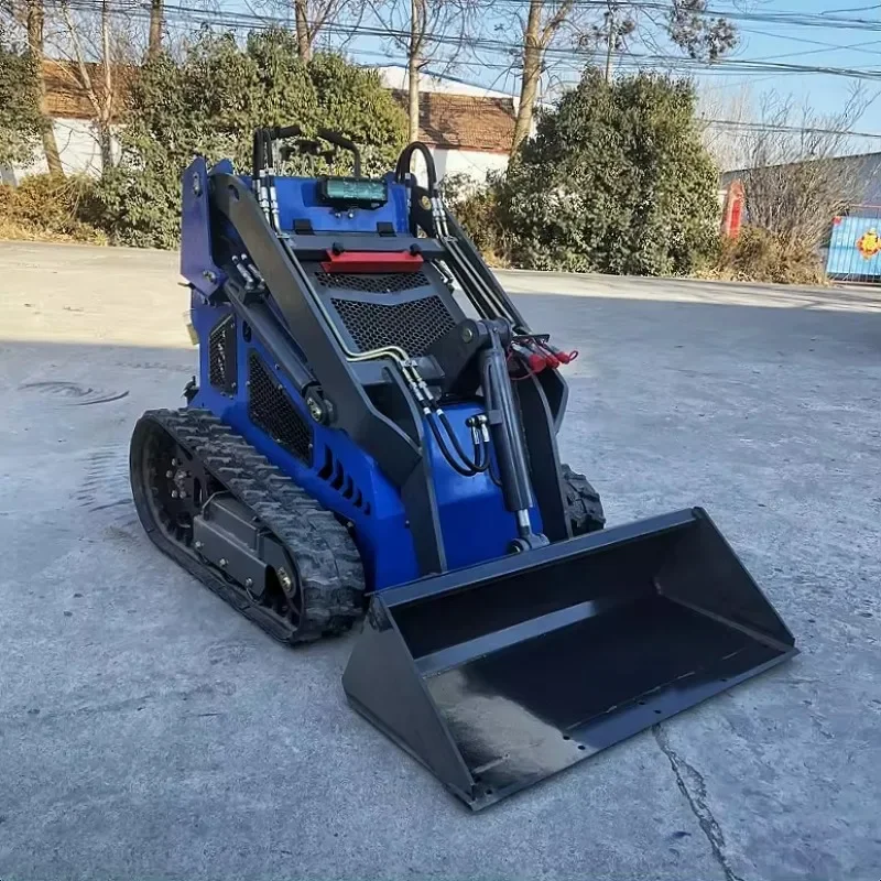 Mini Skid Steer Loader Diesel Mini Skid Steer Brand New Loaders For Sale Wheel Loader For 380KG 500KG customized