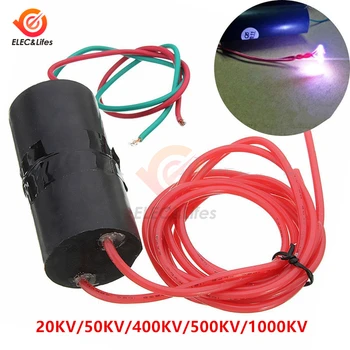 DC 3.6 V-6 V ถึง 20KV 50KV 400KV 500KV 1000KV Boost Step Up โมดูลแรงดันไฟฟ้าเครื่องกําเนิดไฟฟ้า PULSE Arc Generator โมดูลคอยล์จุดระเบิด