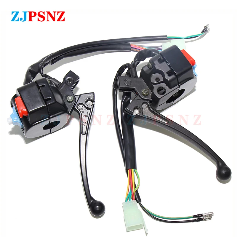 Motorcycle Scooter E-bike Left and Right Handlebar Control Switch Horn Turn Signal 12V Waterproof For GY6 50CC 125CC 150CC 1Pair