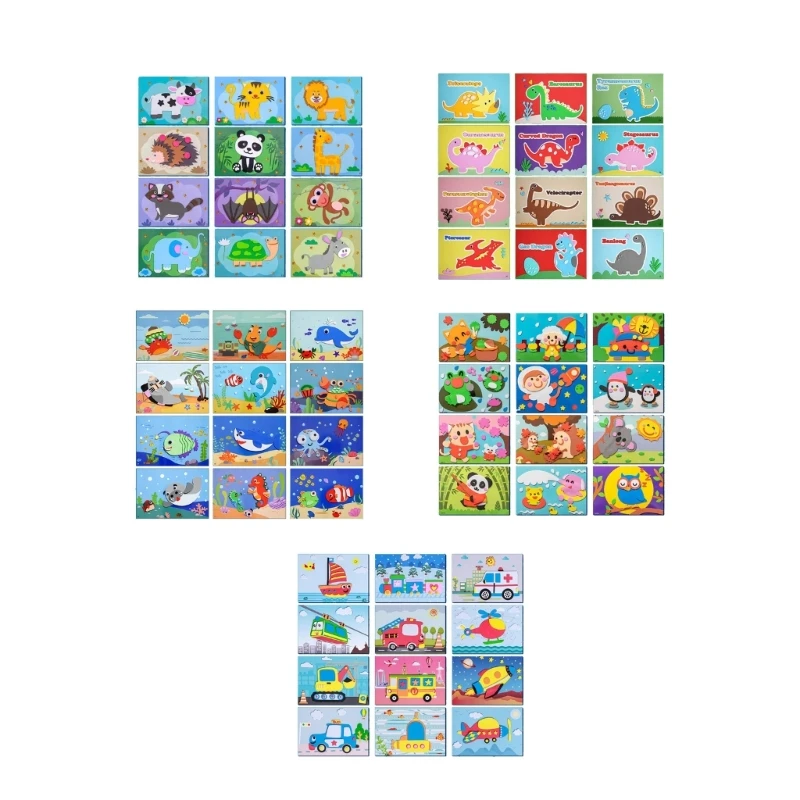 

12 Sheet Stickers Book for Kids Imagination and Foster Artistic Abilities