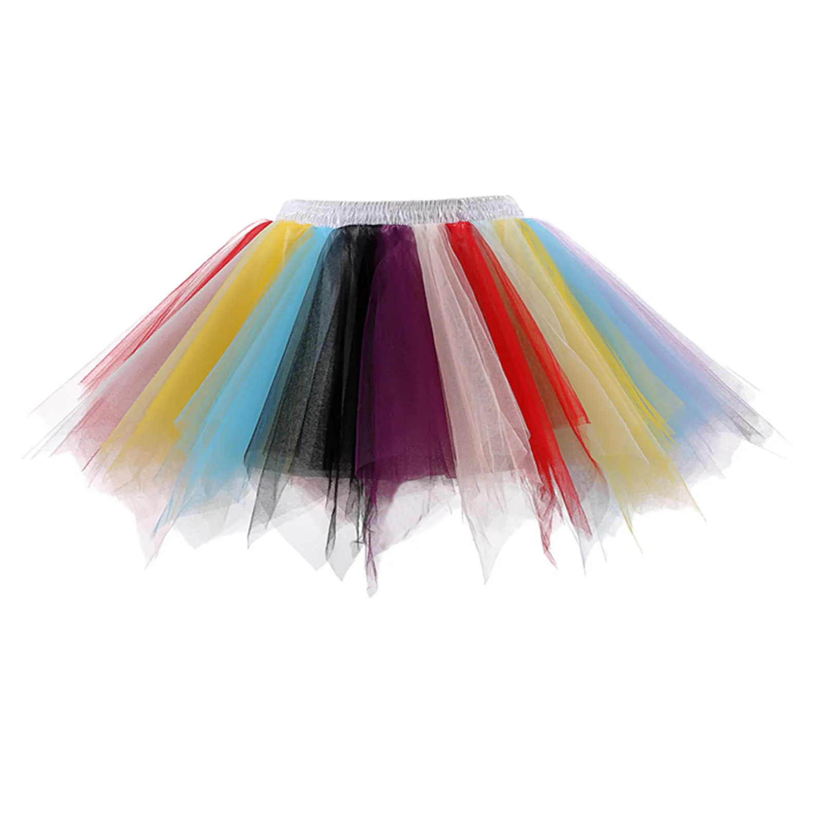 Dames Rok Tutu Rok Mixed Color Rok Ondersteuning Studio Fotografie Rok Faldas Japanse Koreaanse Mode Party Rokken