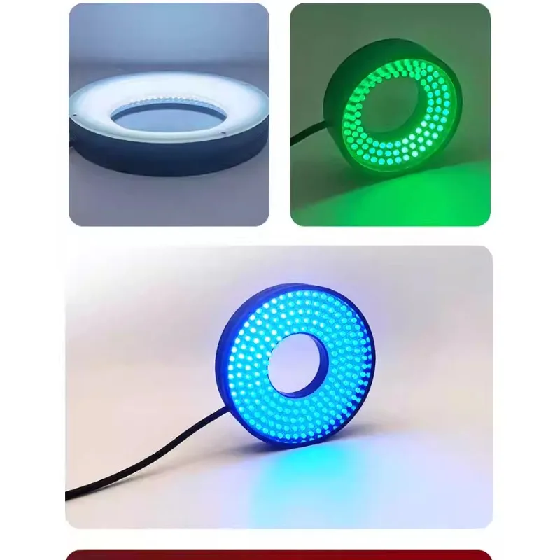 

CCD Industrial Camera Machine Vision Ring Light Source Microscope LED Light 24v Automated Image Inspection