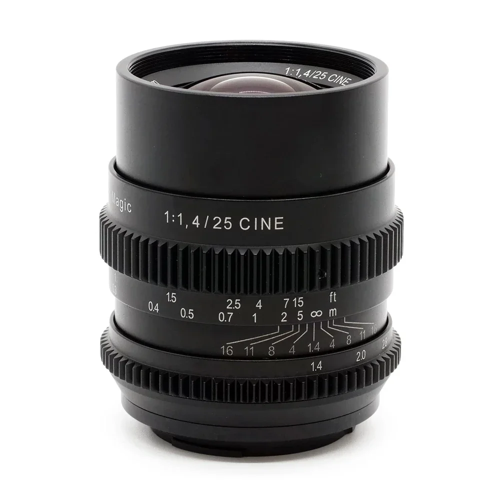 SLR Magic 25mm F1.4 Full Frame Wide Angle Cine Cinema Prime Lens MF / Manual Focus for  E-mount