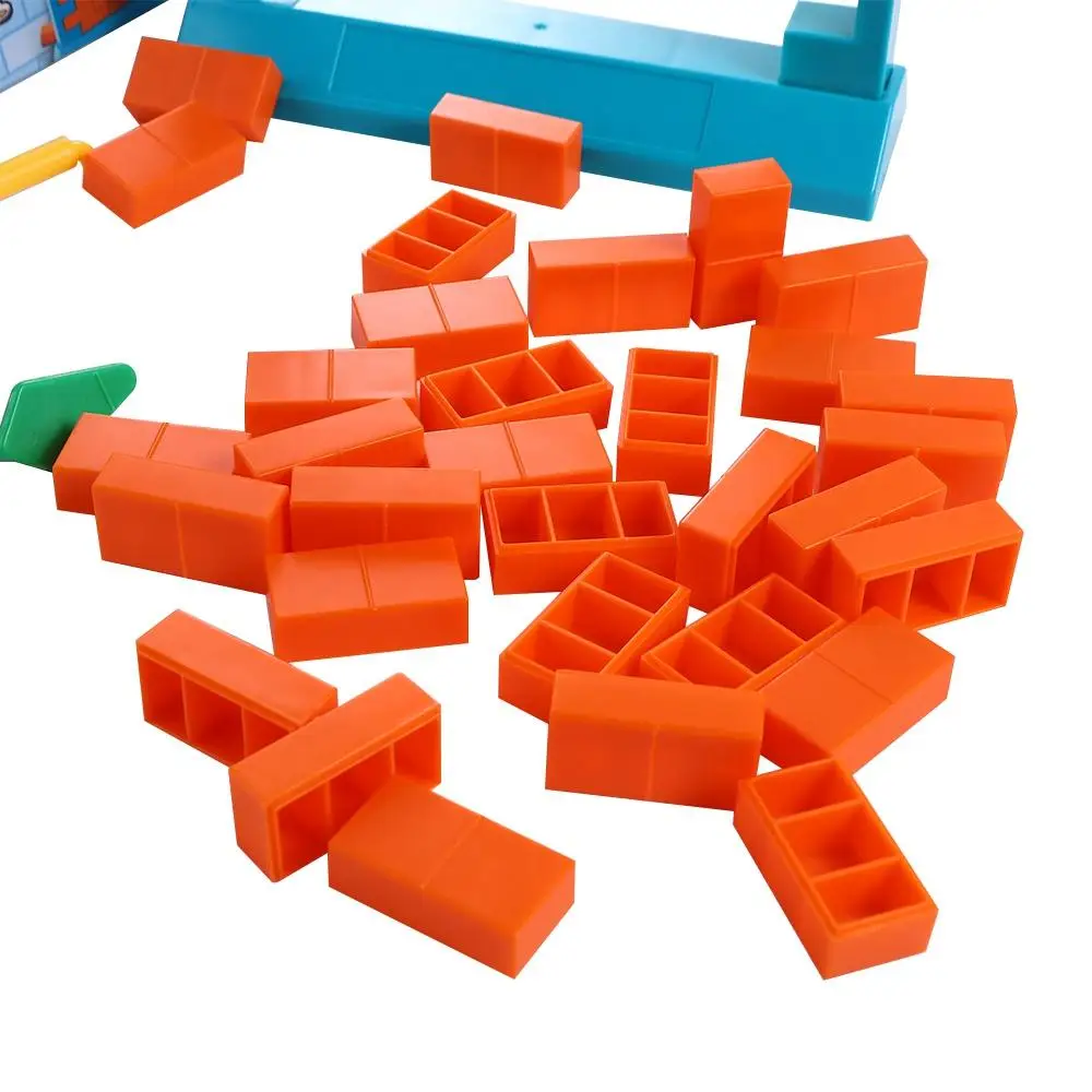 Demolish Wall Push Wall Board Game Plastic Two Players Children Push Brick Logical Educational Interactive Battle Toys