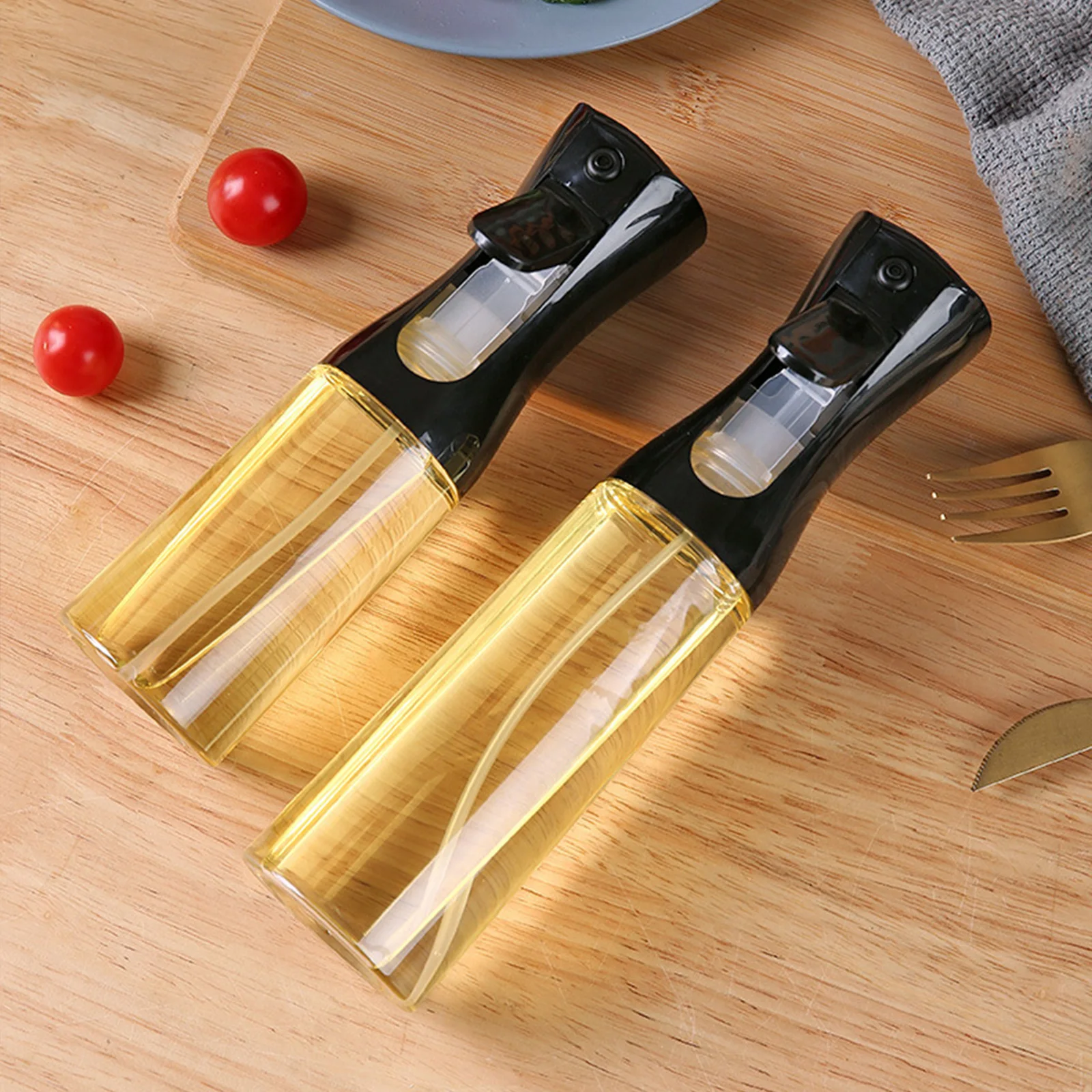 200/300/500 ml edible oil spray cans, kitchen precision oil control spray bottles, air fryer spray bottles