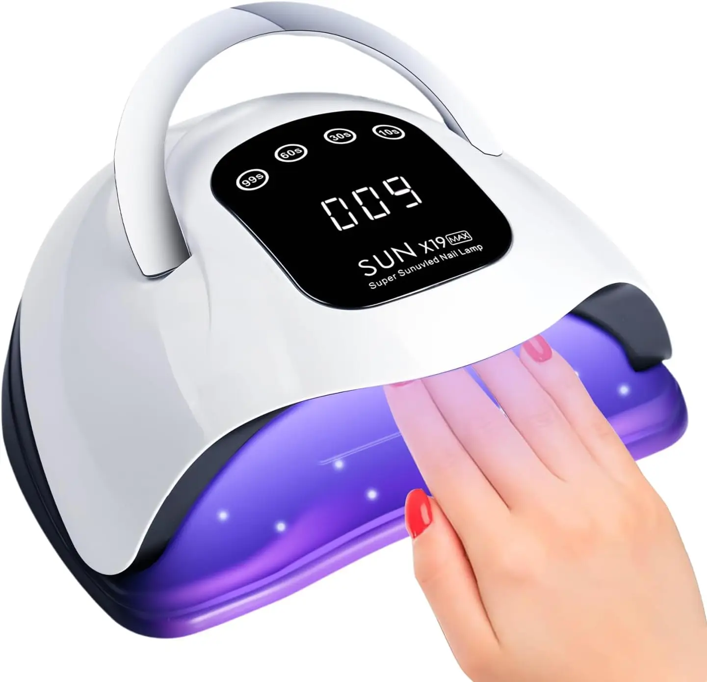 

УФ-светодиодная лампа для ногтей 72 бусины 320 Вт с таймером и датчиком для гель-лака