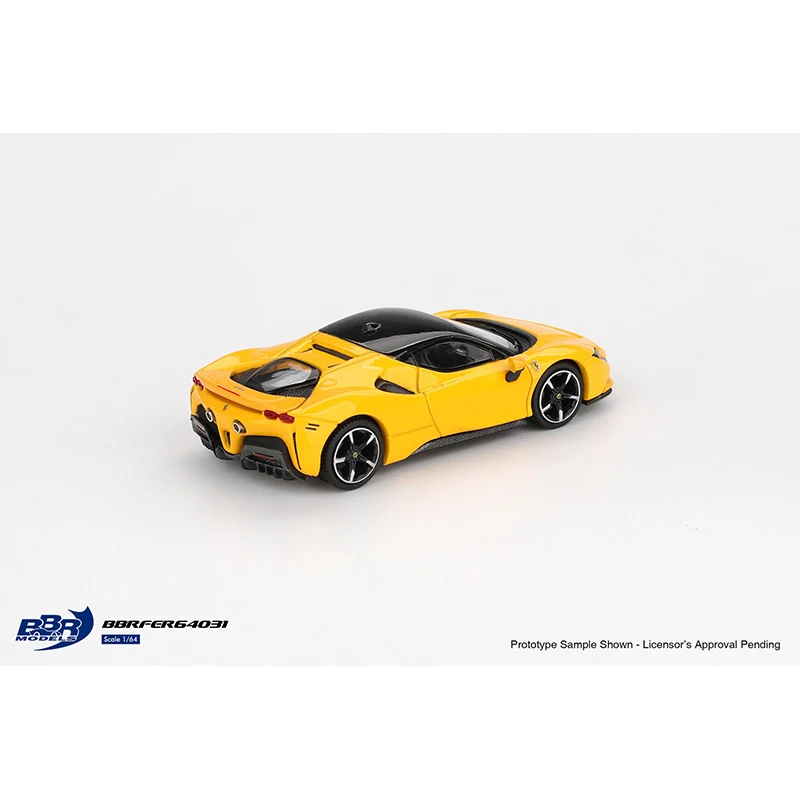 Vorverkauf BBR 1:64 SF90 Giallo Modena Diecast Car Model Collection Toys
