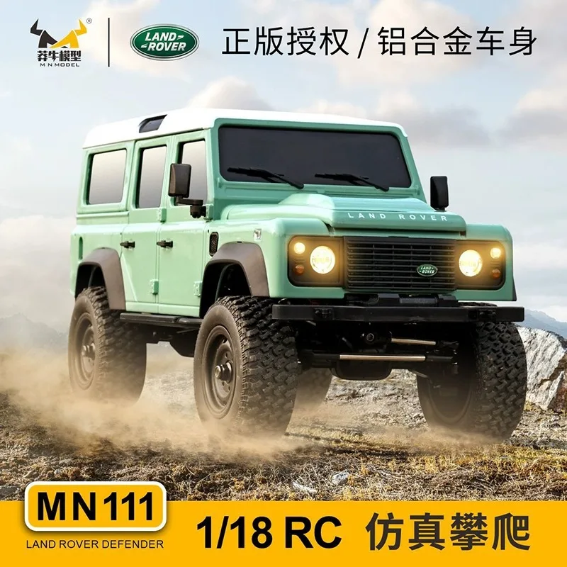 Mangniu Model Mn-111 Defender 1:18rc Model Climbing Off Road Toy Remote Control Vehicle Full Scale Alloy