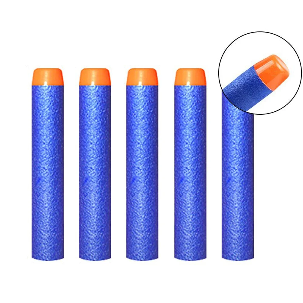 กระสุนปืนของเล่นแบบนิ่ม 100 ชิ้น, กระสุนรีฟิลแบบหัวกลมสำหรับปืนของเล่น, ของขวัญคริสต์มาสสำหรับเด็ก