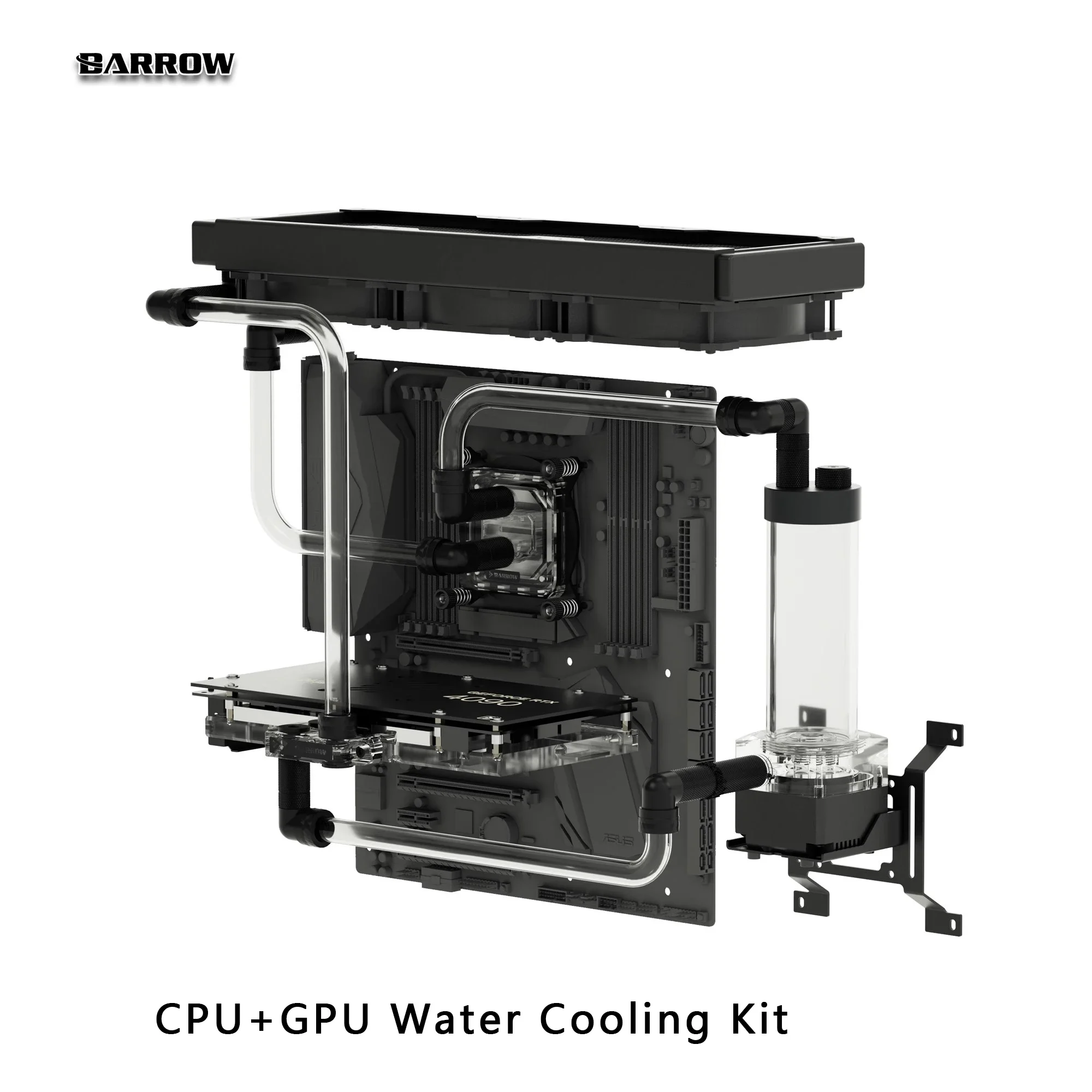 Barrow Water Cooling Kit GPU CPU Water Block DDC Pump 28mm Thick Radiator Computer System PC Cooler G'1/4  Fittings GCI-TZ