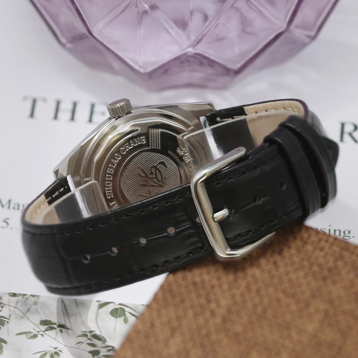 ヴィンテージ上海 7120 メンズ機械式時計 - 手巻き 36mm、レトロなビジネス & カジュアル スタイル