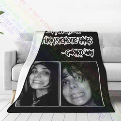 My Chemical Romance Gerard Way Mcr Brand Blanket Soft On Couch On The Sofa Bedding Supply Camping Blanket
