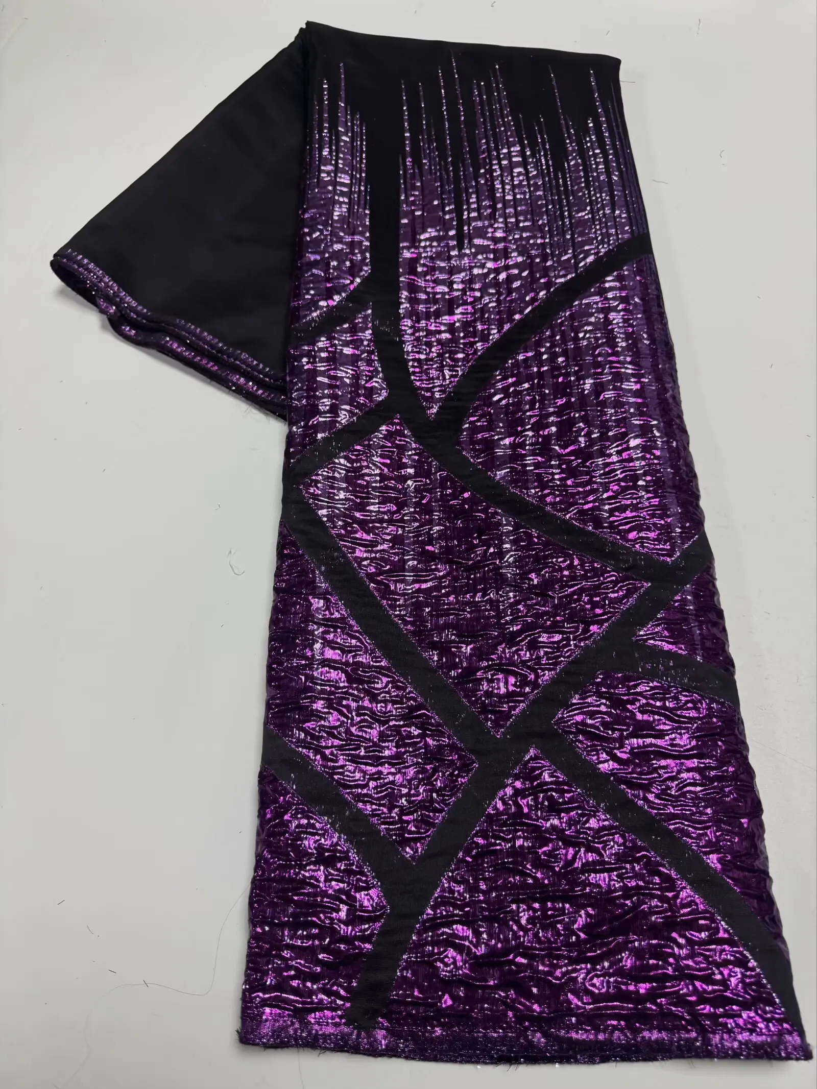 African Lace Fabric Organza French Gild Brocade Jacquard Lace Fabric For Women Wedding Party Dresses Sew-DF