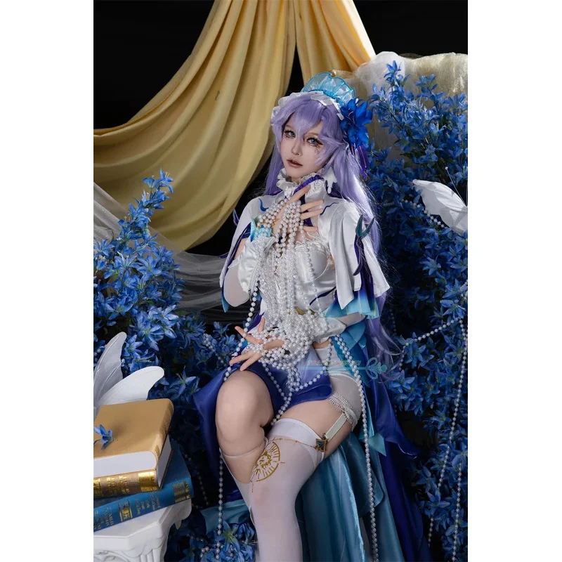Cantarella 코스프레 게임 Wuthering Waves Cantarella 코스프레 의상 드레스 카니발 할로윈 애니메이션 파티 복장 가발 신발
