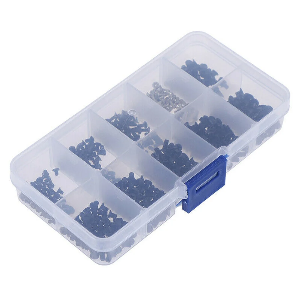 500pcs Screw Assortment Laptop Screw Kit ABS Components High-strength Metal Precision Fit For Laptop Repair For M2