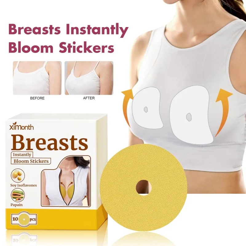 Breasts Instantly Bloom Stickers Plant Ingredients Breast Lifting Firming Bust Enlargement Breathable Invisible Patch Sexy Care