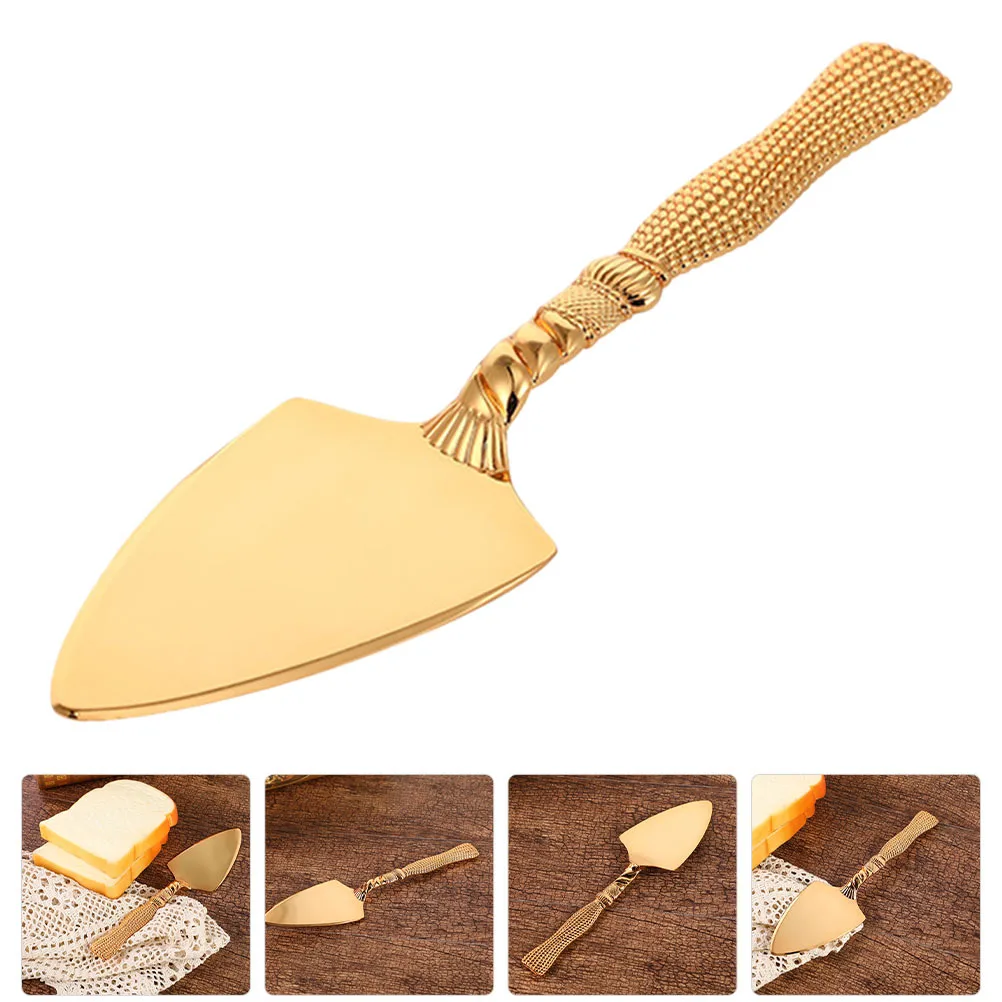 

Exquisite Cake Shovel Zinc Alloy Handle Practical Baking Spatula Pizza Server Party Cake Serving Tool Kitchen Essentials