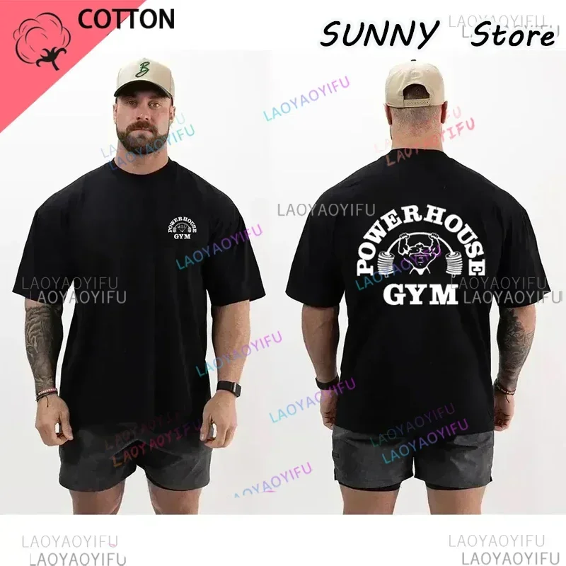 Summer Gym T-Shirts  Men T Shirt Fitness Graphic Sport Women Tee High Quality Fashion Street T-shirt Men's Clothes