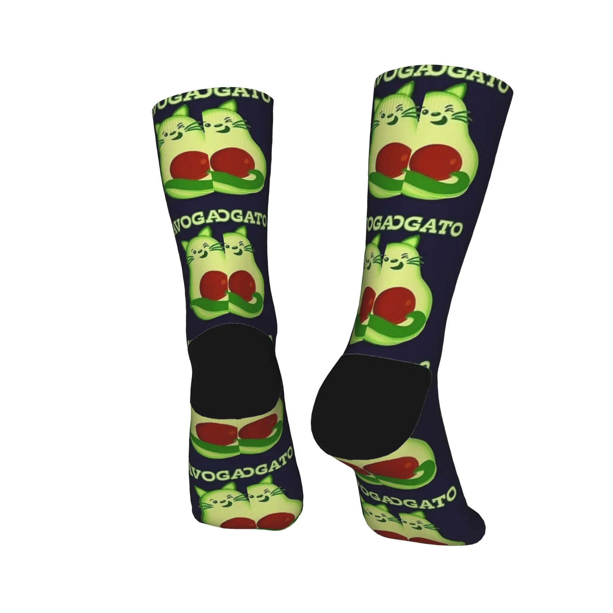 Abacate keto kitty cat ganha em você meias personalizadas meias anti homens meias macias respiráveis inverno moda correndo meias esportivas