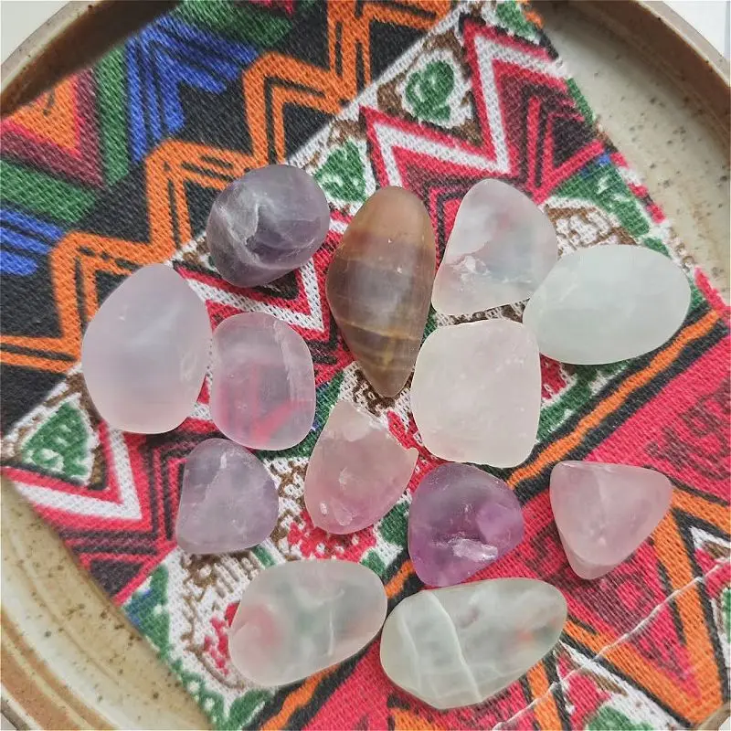 

100g/pack Natural Tumbled Polished Crystal Quartz Stone Raw for Decoration Reiki Gifts Energy Therapy Size 15-20MM 917