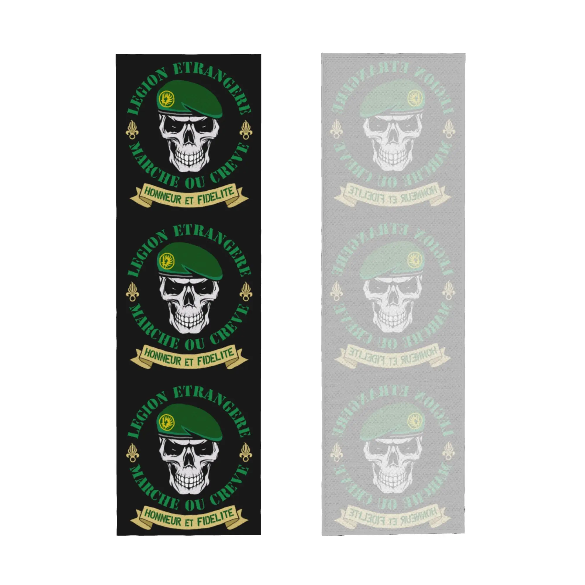 Foreign Legion Etrangere French Parachute Regiment Cold Exercise Towel Face Towel Quick Drying  Yoga Breathable Cold Towel