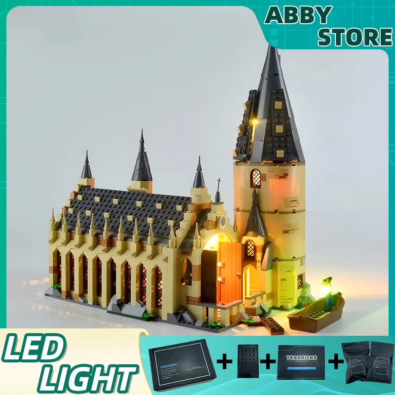 DIY LED Light Kit For LEGO 75954 Hogwarts Great Hall (Only LED Light,Without Blocks Model)