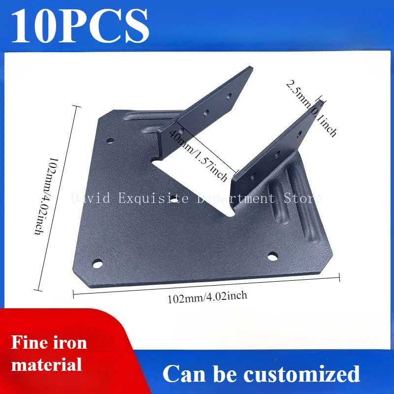 

Универсальные деревянные строительные соединители, сверхмощные металлические столярные пластины для кабины/сарая/пигголы, комплекты оборудования для наружного строительства, 10 шт.