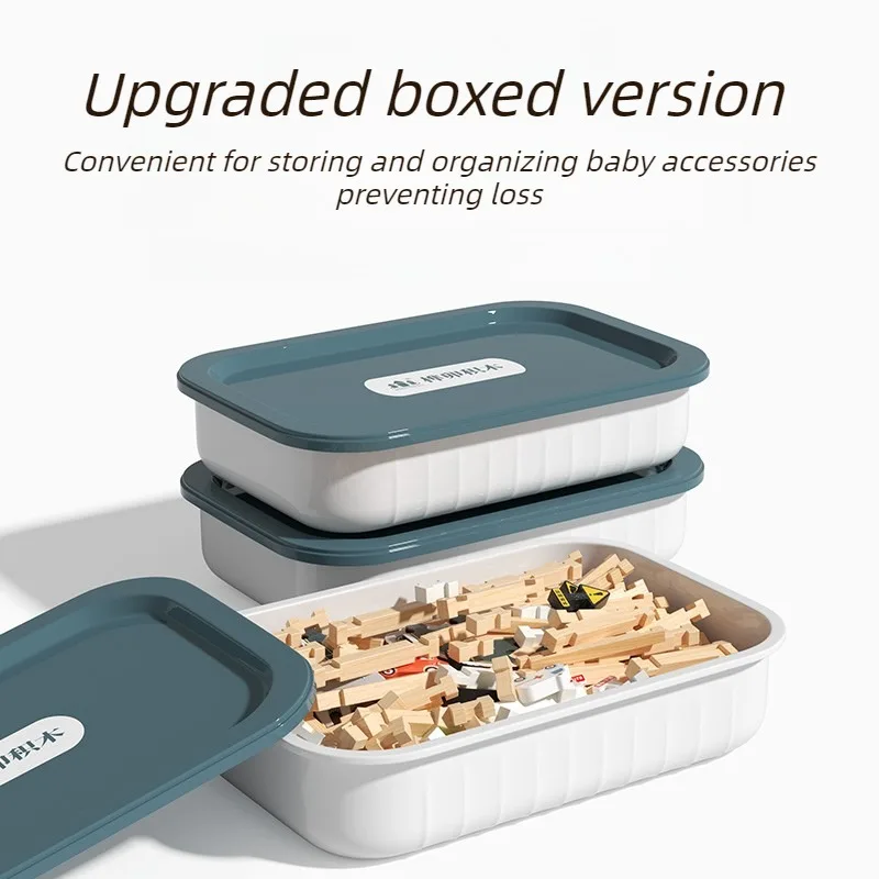 Blocs de construction en bois pour enfants, jouets éducatifs à assembler soi-même, ensemble de jeu de construction sûr, cadeaux créatifs pour le développement des enfants