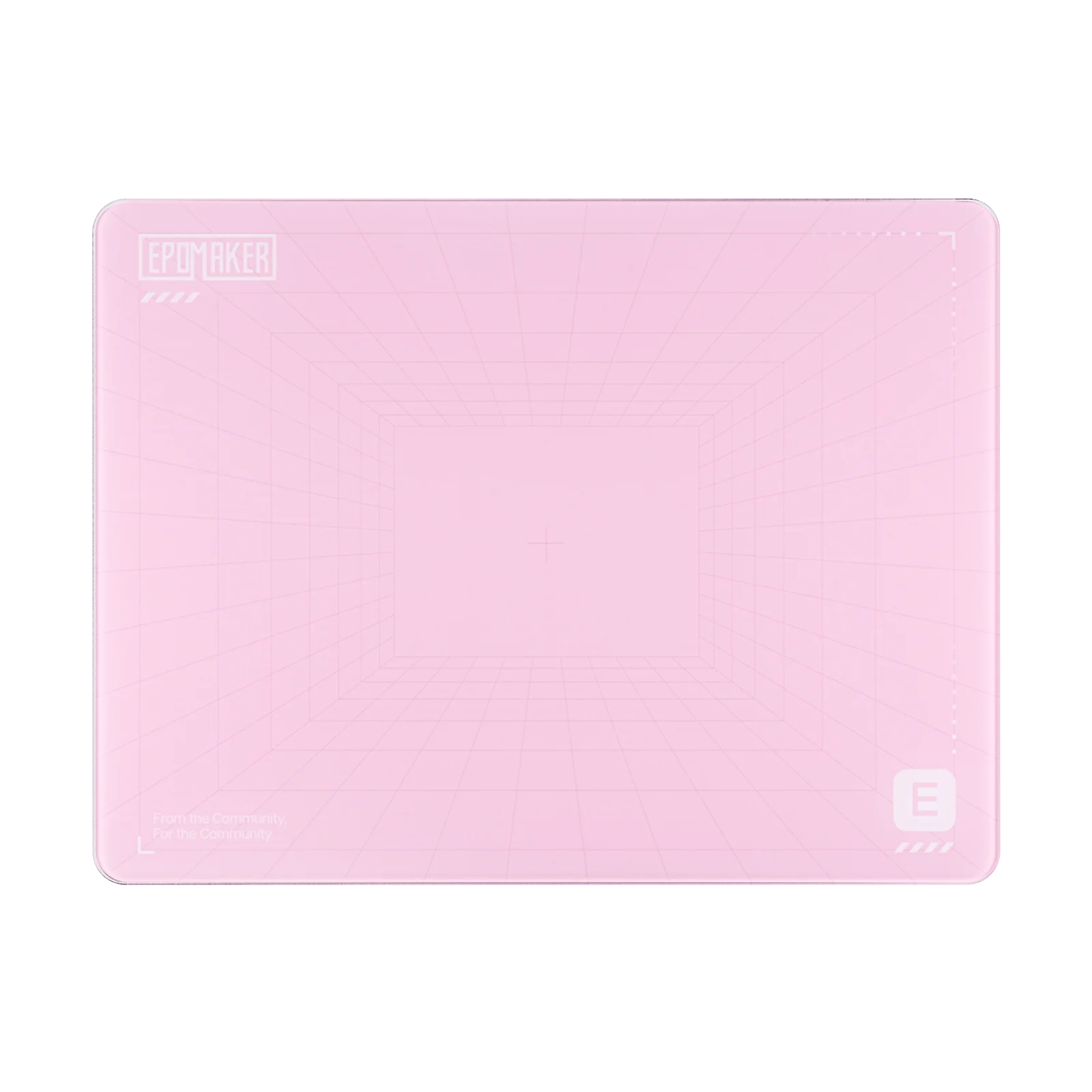 EPOMAKER GP1 Gaming Mouse Pad Tempered Glass Surface with Anti-Slip PU Base 16.1 x 12.2 inch Dirt & Scratch Resistant for Gaming