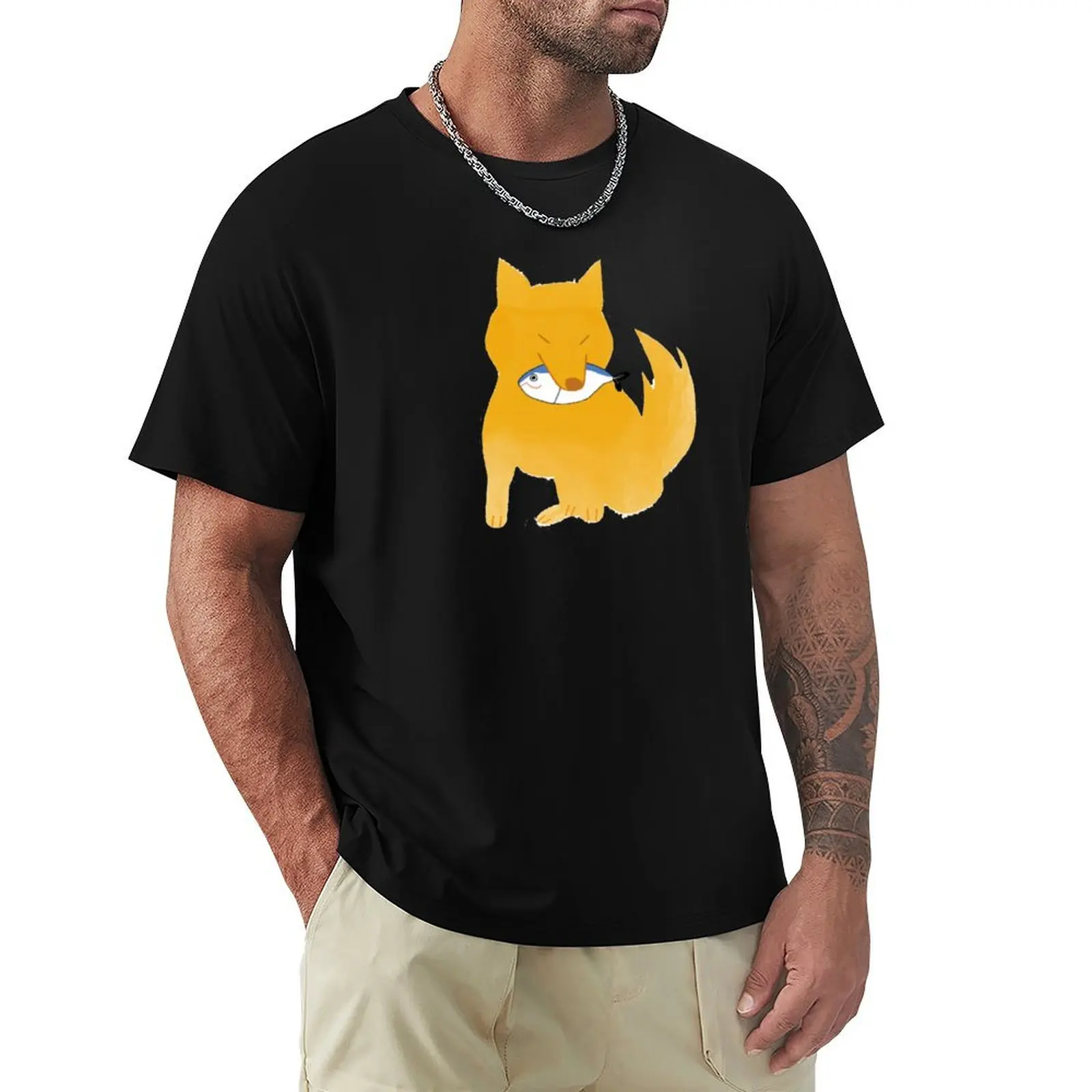 

Fishie T-Shirt oversized vintage t shirts boys whites anime shirts men