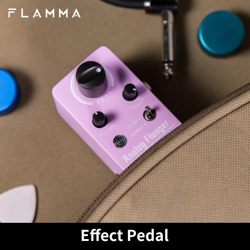 

FLAMMA FC15 Analog Flanger Guitar Effects Pedal Normal and Filer Modes True Bypass Circuit
