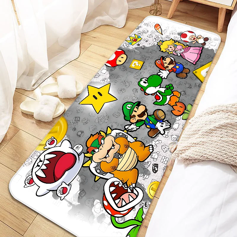 classic games M-Marios Entrance Non-slip Doormat Washable Kitchen Carpet Living Room Hallway Rugs Bathroom Bath Door Mats