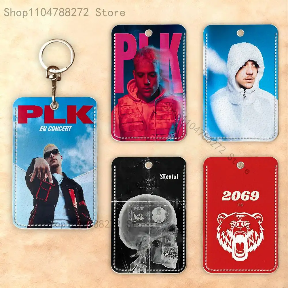 

PLK Mental индивидуальный чехол для карт доступа, кожаный держатель для карт, брелок для ключей, чехол для транспортной карты, подарки