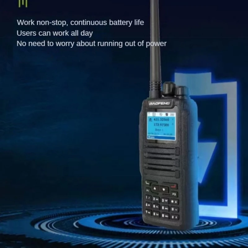 Baofeng DM-1701 جهاز اتصال لاسلكي رقمي للحد من الضوضاء عن بعد اتصال واضح في الهواء الطلق التجاري الأشعة فوق البنفسجية تردد تعديل الاتصال الداخلي