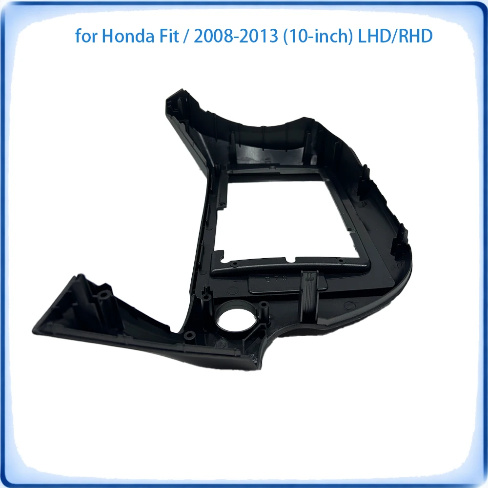 Car Radio Fascia Frame For Honda Fit 2008-2013 10 inch LHD/RHD Wiring Harness Power Cable Car Accessories Plug & Play