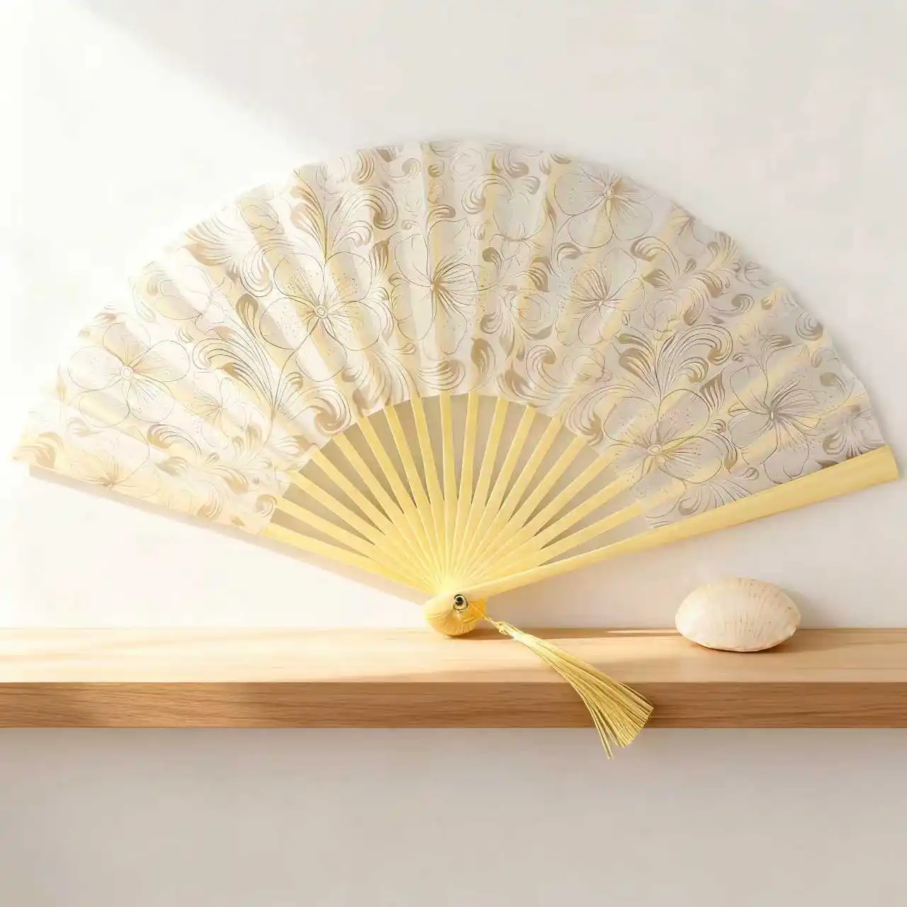 Nouvel éventail pliant de style chinois, portable pour la photographie, style ancien, Hanfu d'été, qipao pour femme, éventail de danse